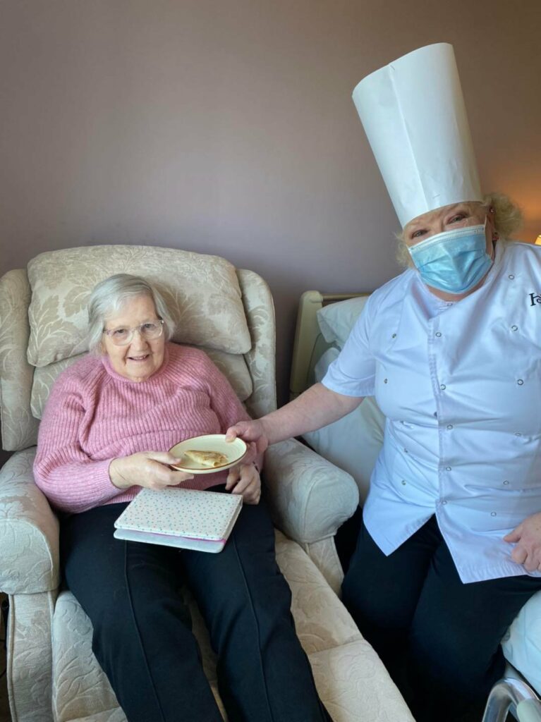resident with chef